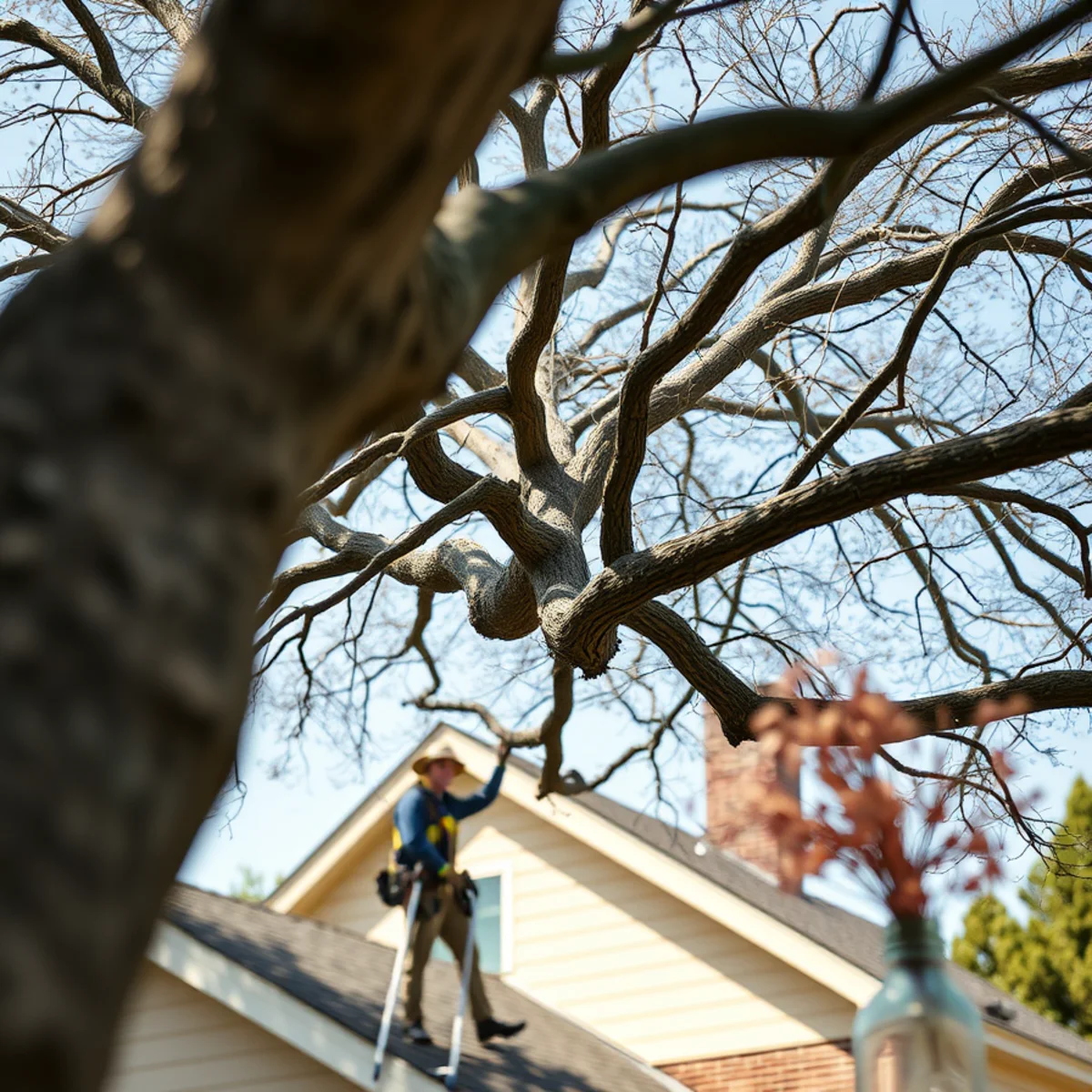 Spring Pre-Tornado Tree Safety Audit: 5 Critical Failure Points in North Texas Yards - Root Flare Forensics: Detecting Underground Cavities and Ganoderma Fungi