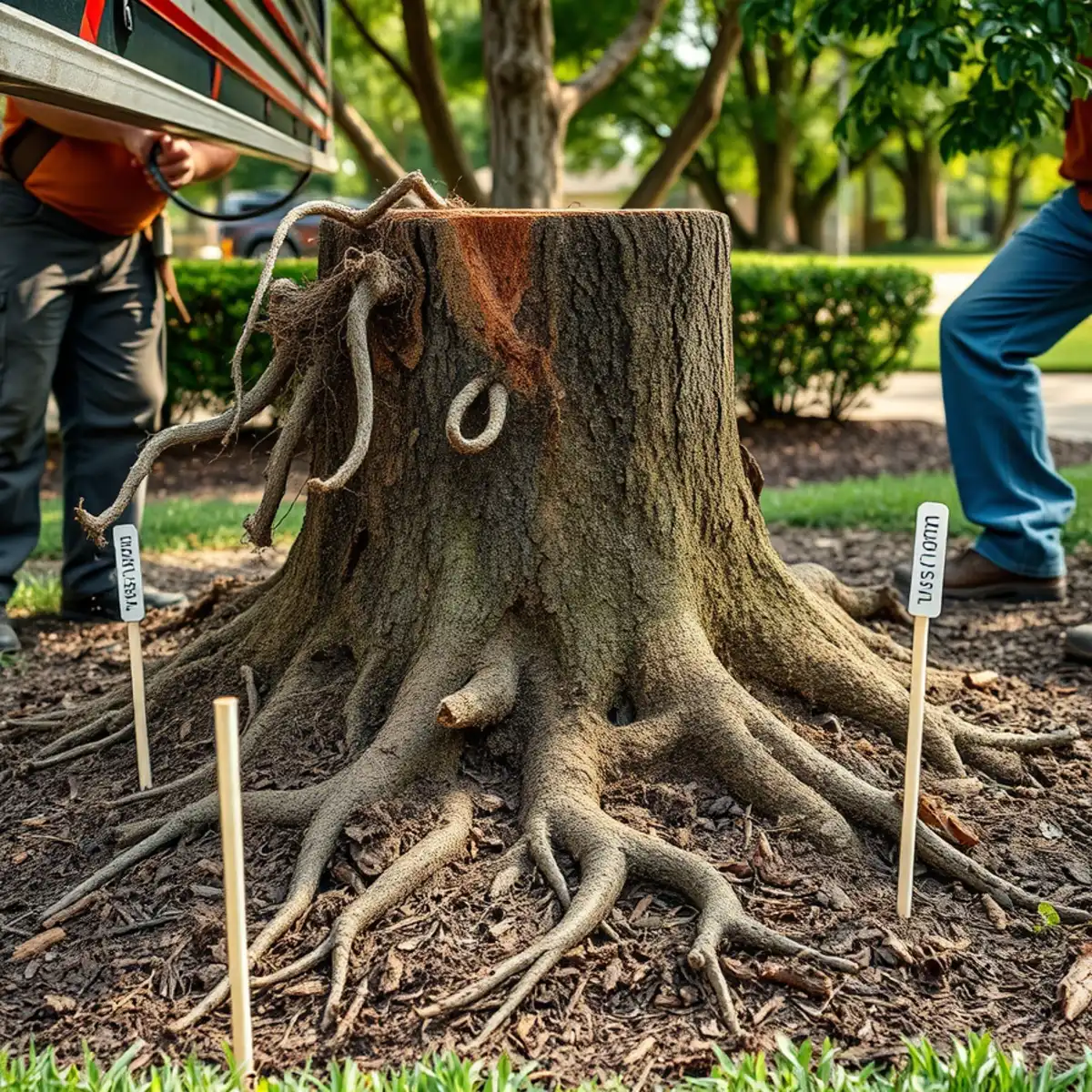 Stump Grinding vs Excavation in DFW: Protecting Shifting Underground Irrigation Lines