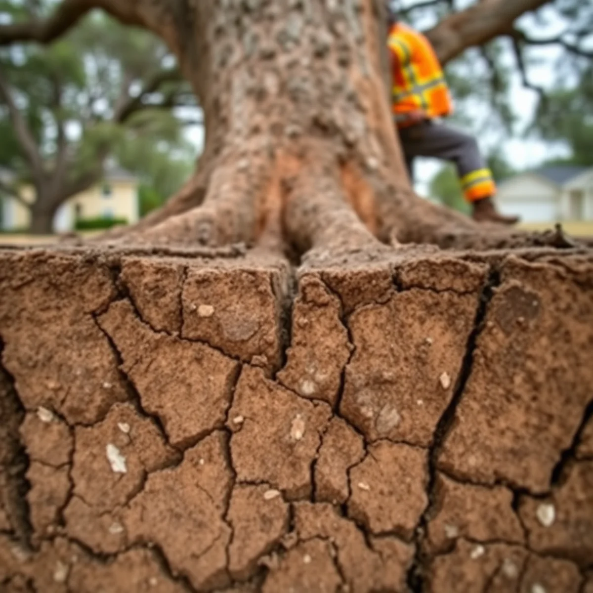 How Texas Blackland Prairie Clay Soils Cause Mature Trees to Uproot in Summer