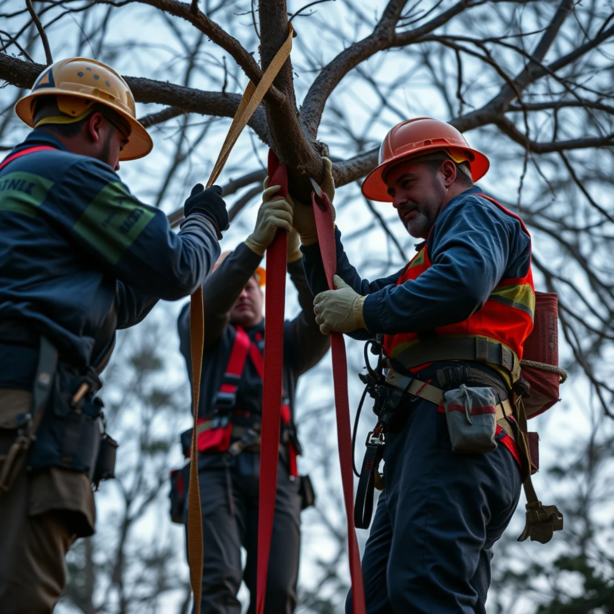 Certified tree care specialist performing 24/7 emergency tree service in Lewisville TX
