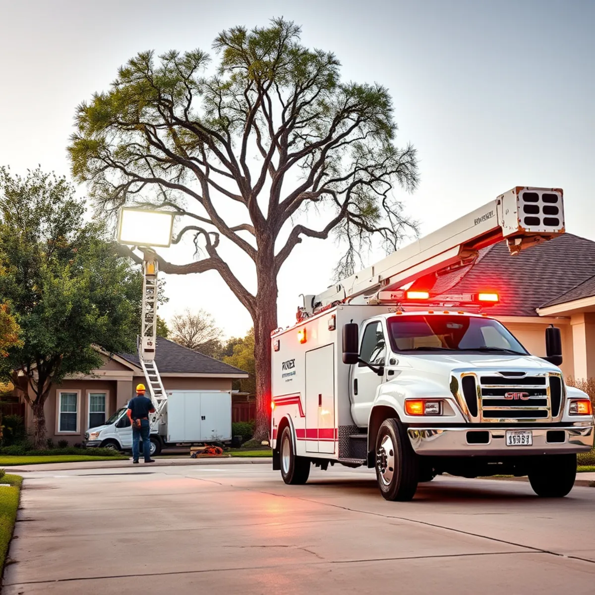 ANSI A300 precision rigging and safety gear for 24/7 emergency tree service in North Texas