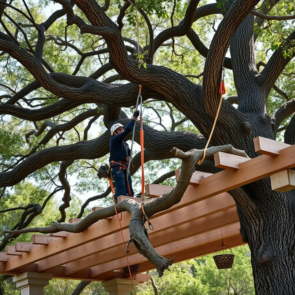 Hazardous Hanging Limb Removal in Lewisville TX - YardaBella Home Services