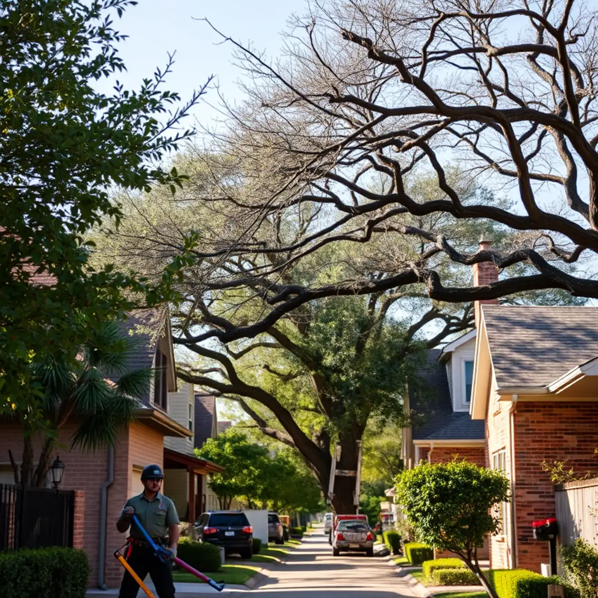Professional tree care and canopy protection in Garland TX