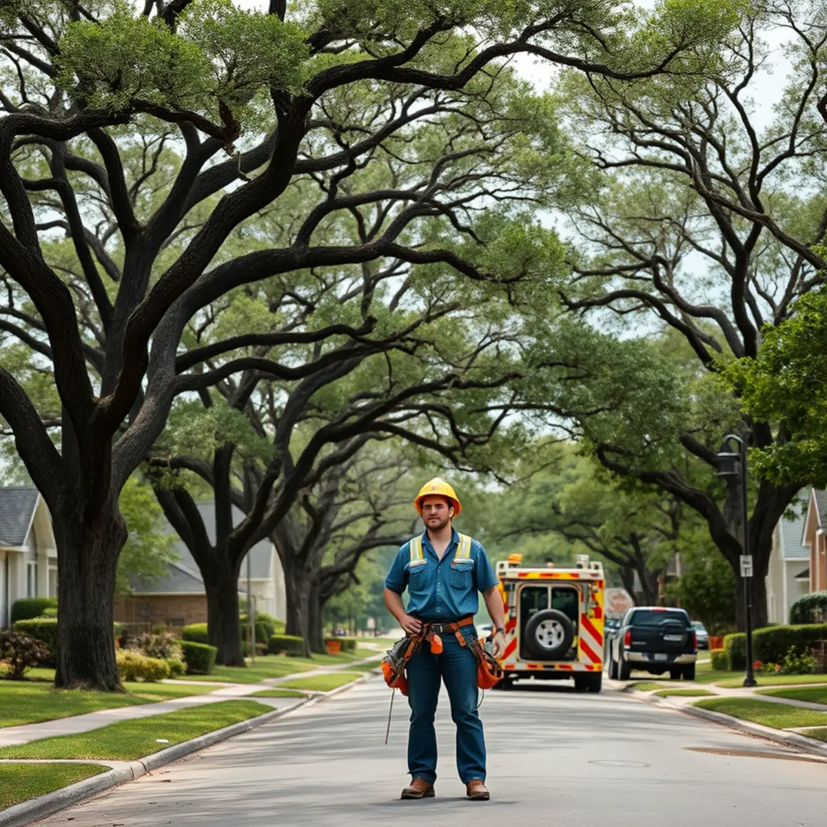 Professional tree care and canopy protection in Keller TX