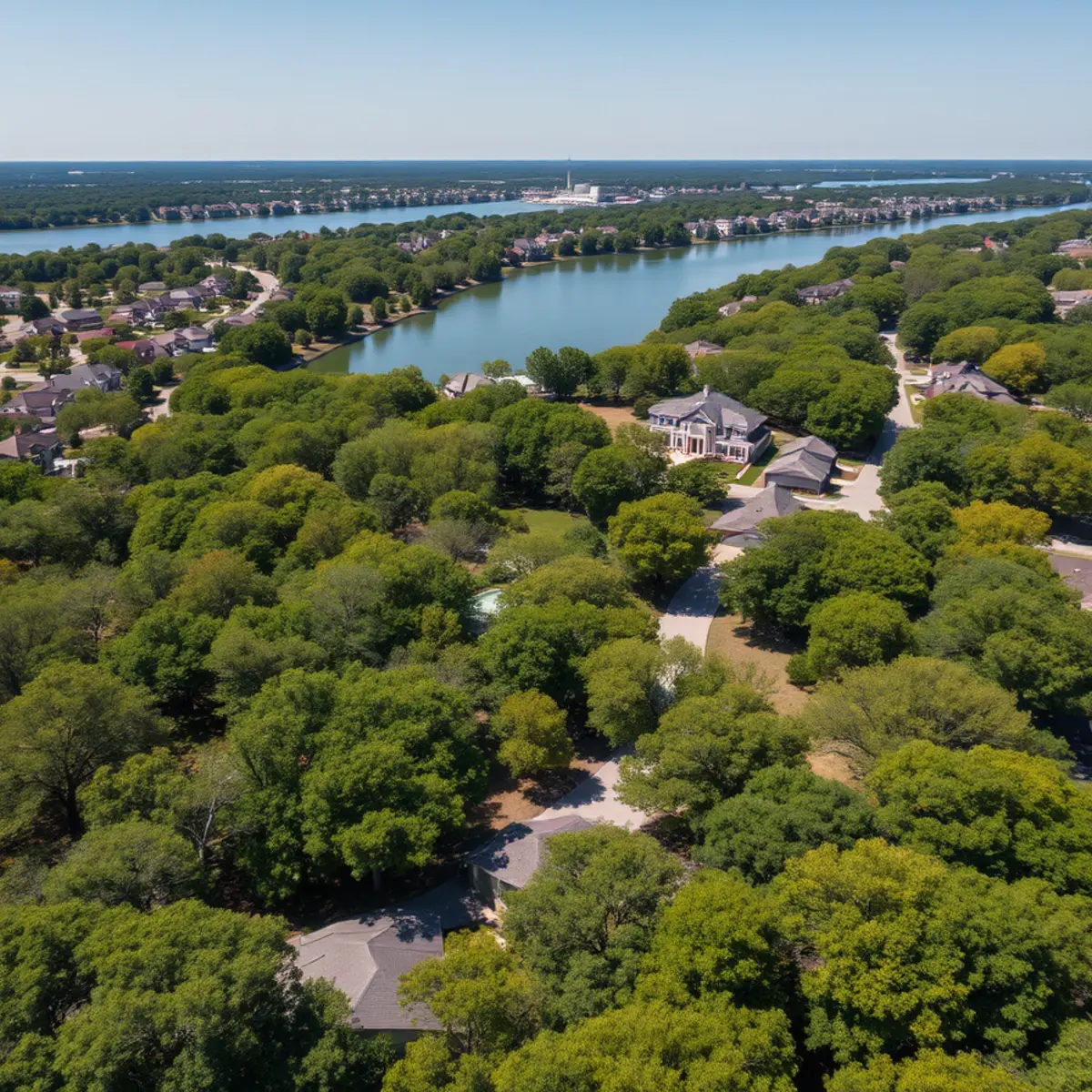 North Texas regional tree service coverage map and service fleet in Lewisville TX